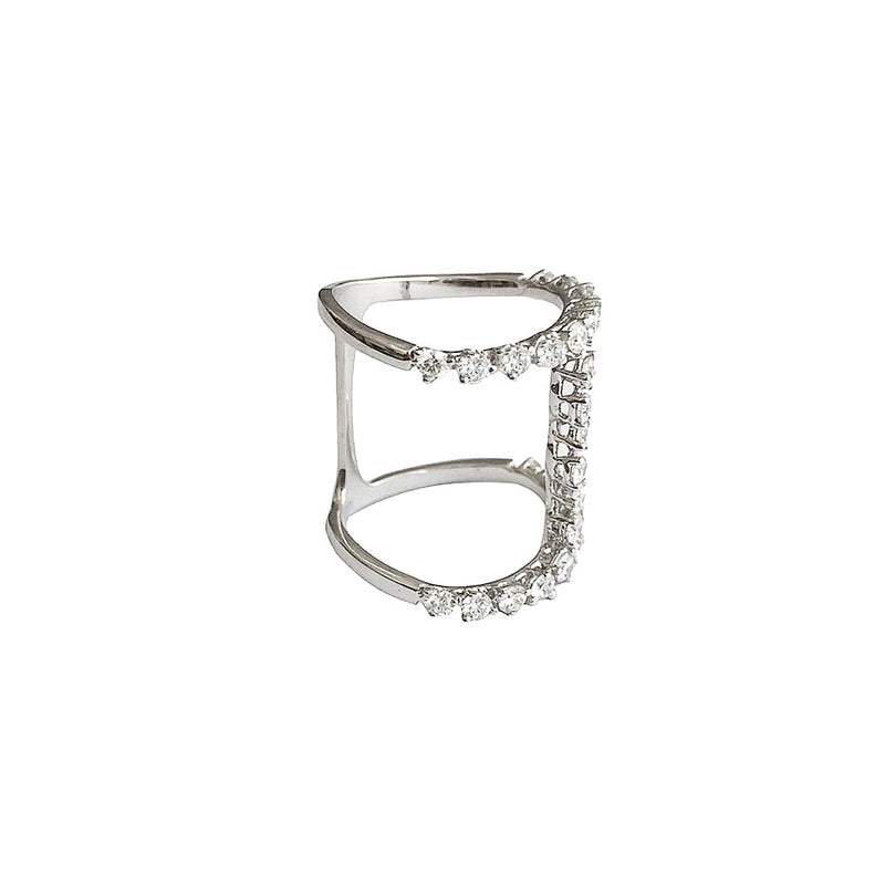 Diamond Double Band Ring