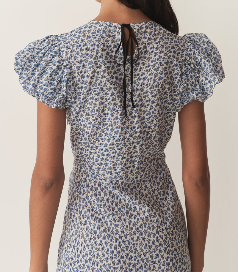 ROMINA DRESS -- CORNFLOWER HILLSIDE BLOOM