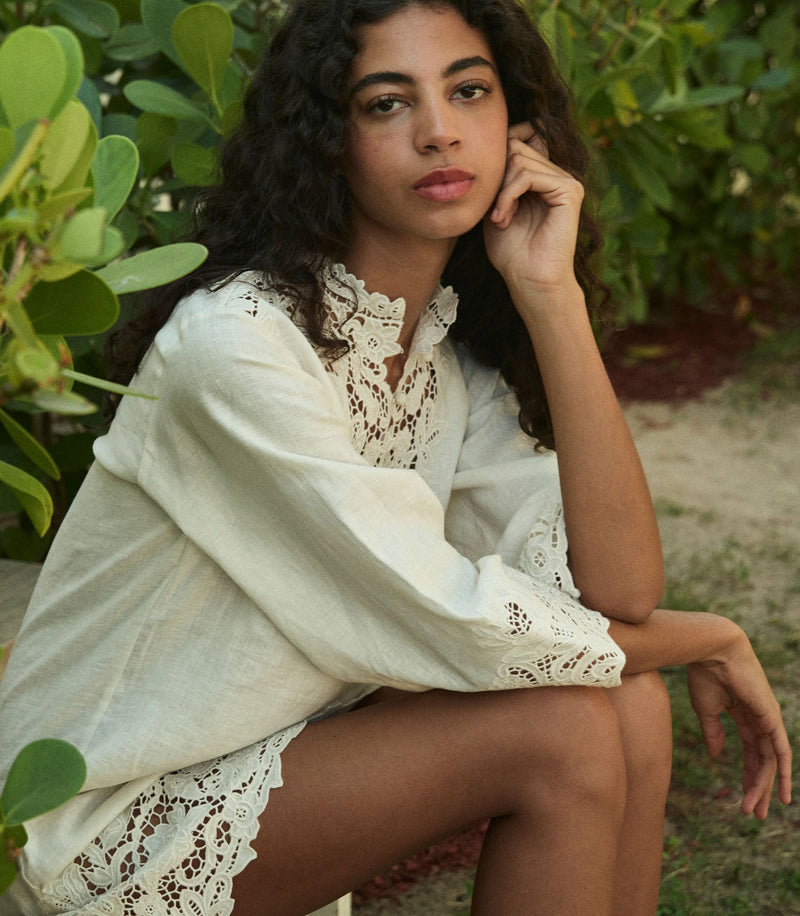 ROSELIE TUNIC -- SALT