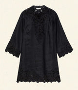 ROSELIE TUNIC -- BLACK