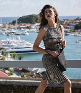 ROSELLA DRESS -- NOIR GRETA GINGHAM