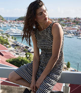 ROSELLA DRESS -- NOIR GRETA GINGHAM