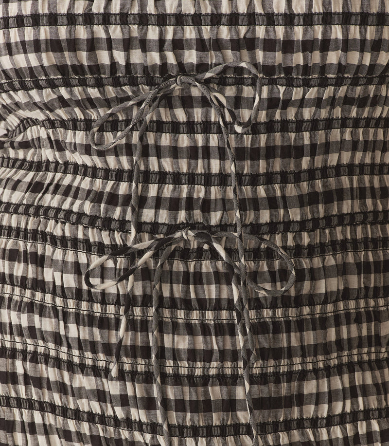 ROSELLA DRESS -- NOIR GRETA GINGHAM