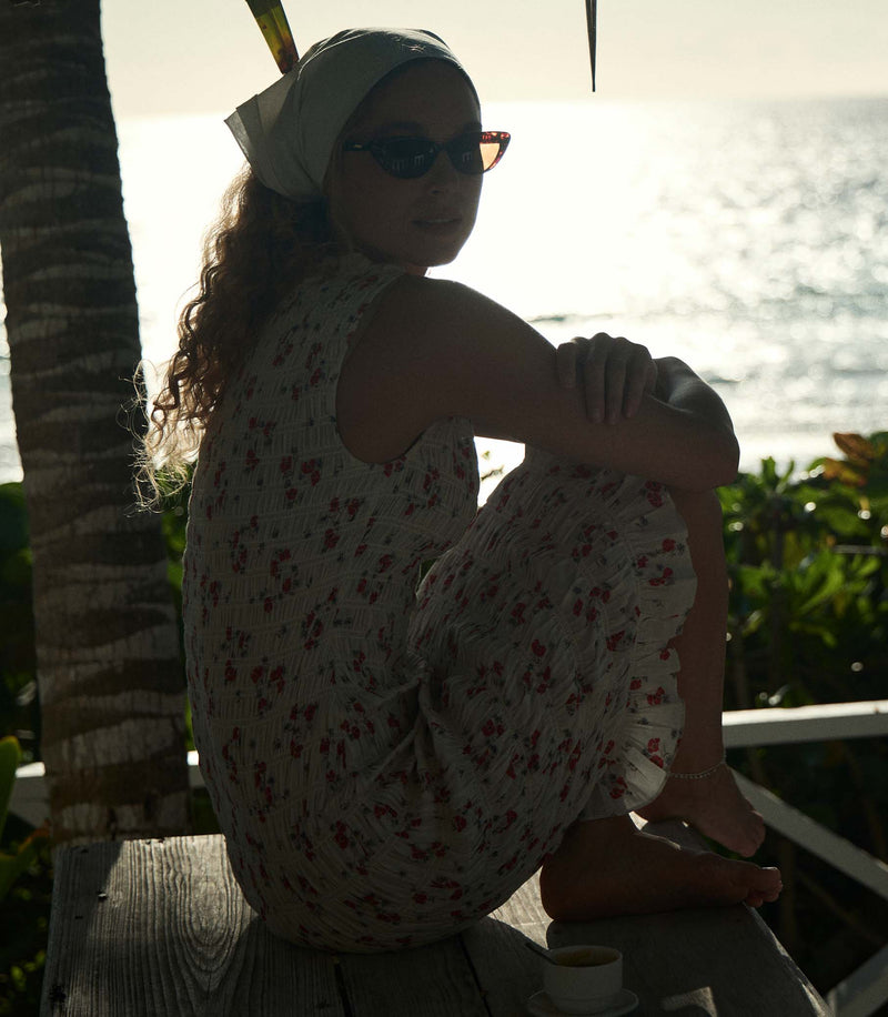 ROSINE DRESS -- POPPY FIELD