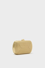 Gold Martina Coiled Rope Clutch