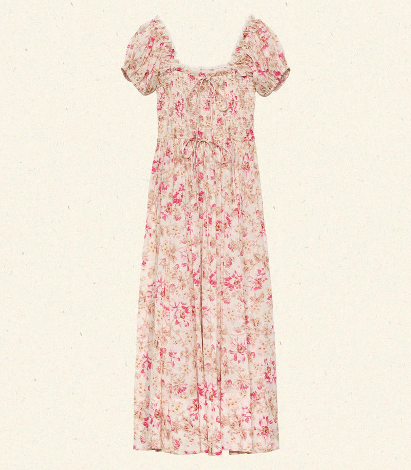 STANZA DRESS -- FLEURS DE PROVENCE