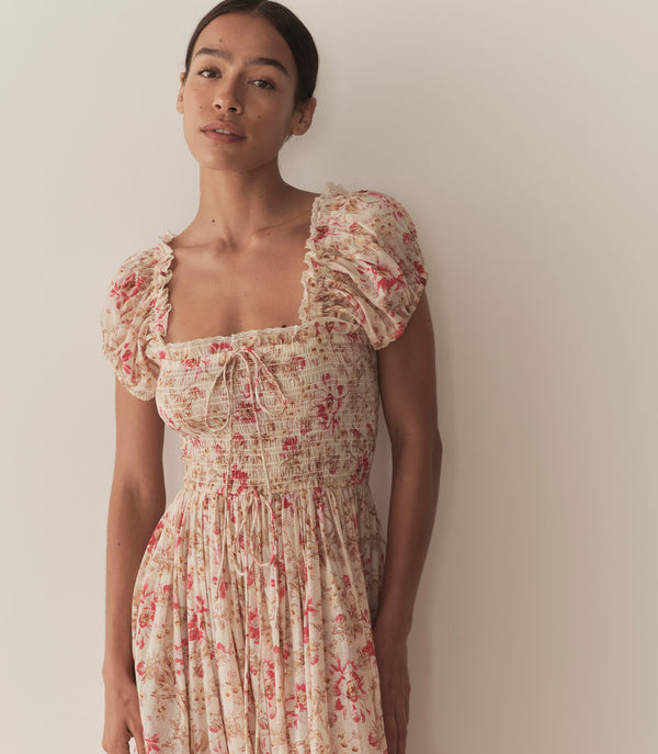 STANZA DRESS -- FLEURS DE PROVENCE