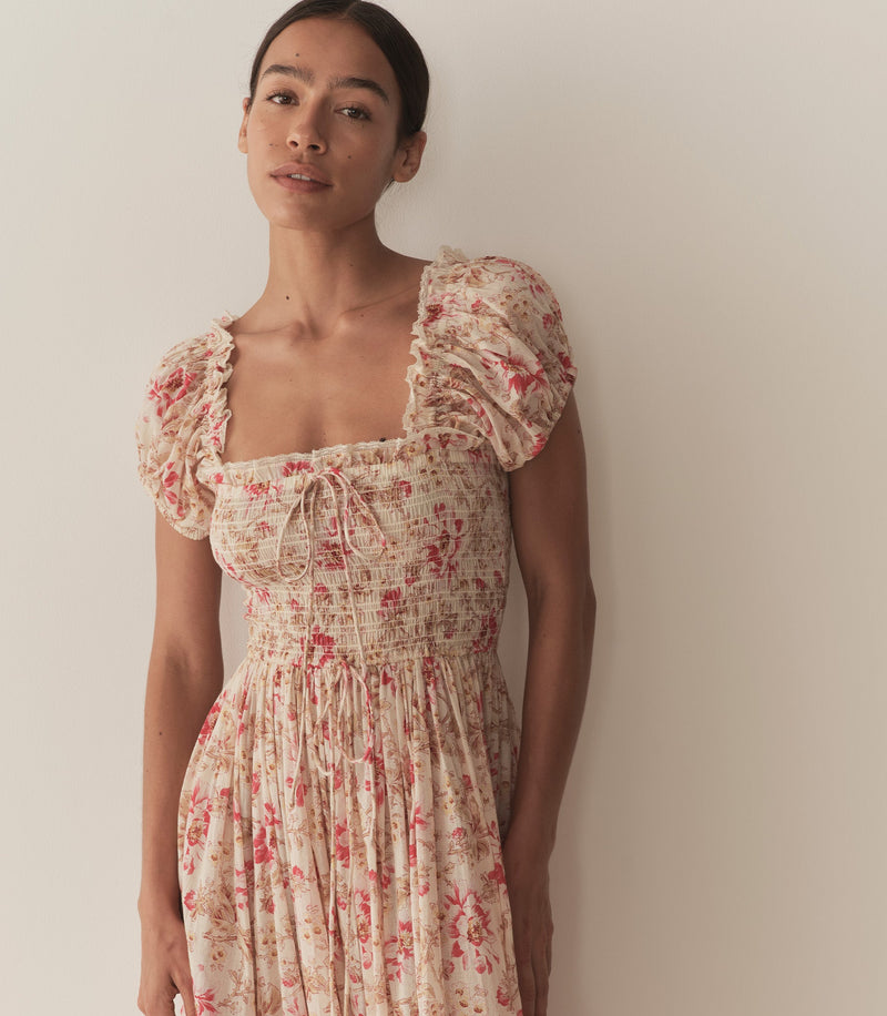 STANZA DRESS -- FLEURS DE PROVENCE