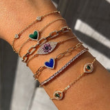 Diamond Disc Bracelet