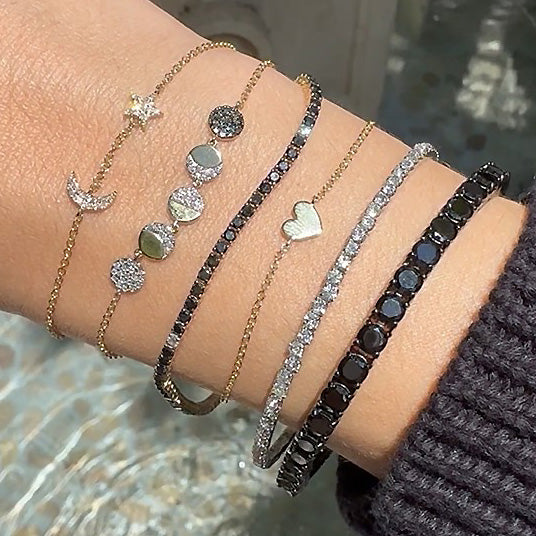 Diamond Moon Bracelet