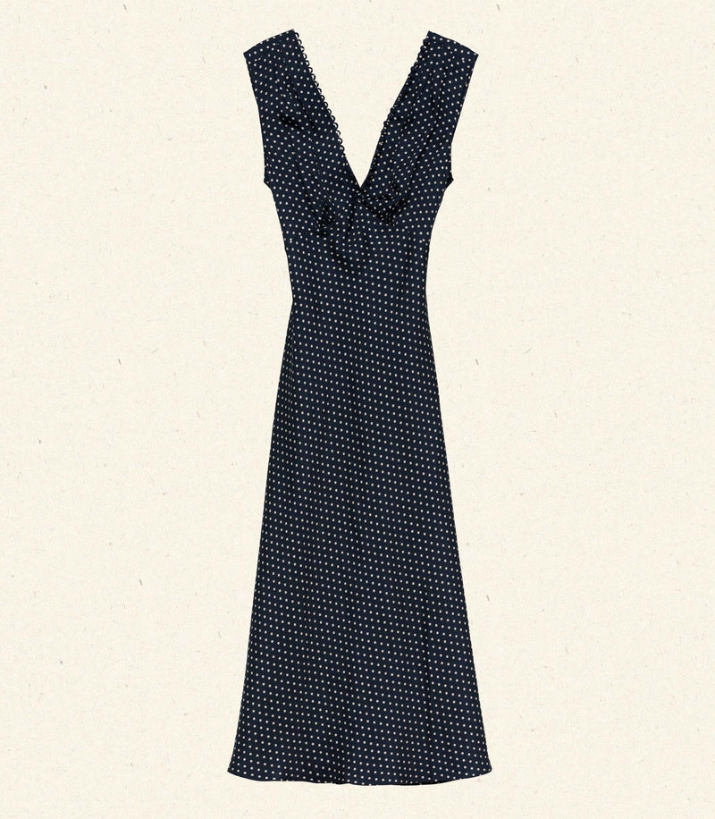 TAHLIA DRESS -- HEPBURN DOT