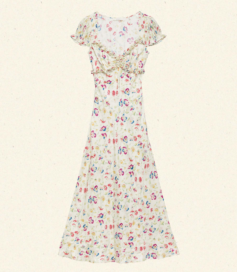 VALERINE DRESS -- WINDSWEPT BLOOMS