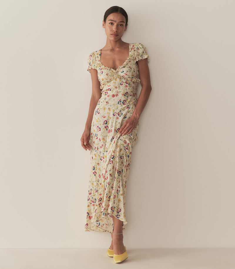 VALERINE DRESS -- WINDSWEPT BLOOMS