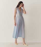 VICTORIA DRESS -- ICY BLUE