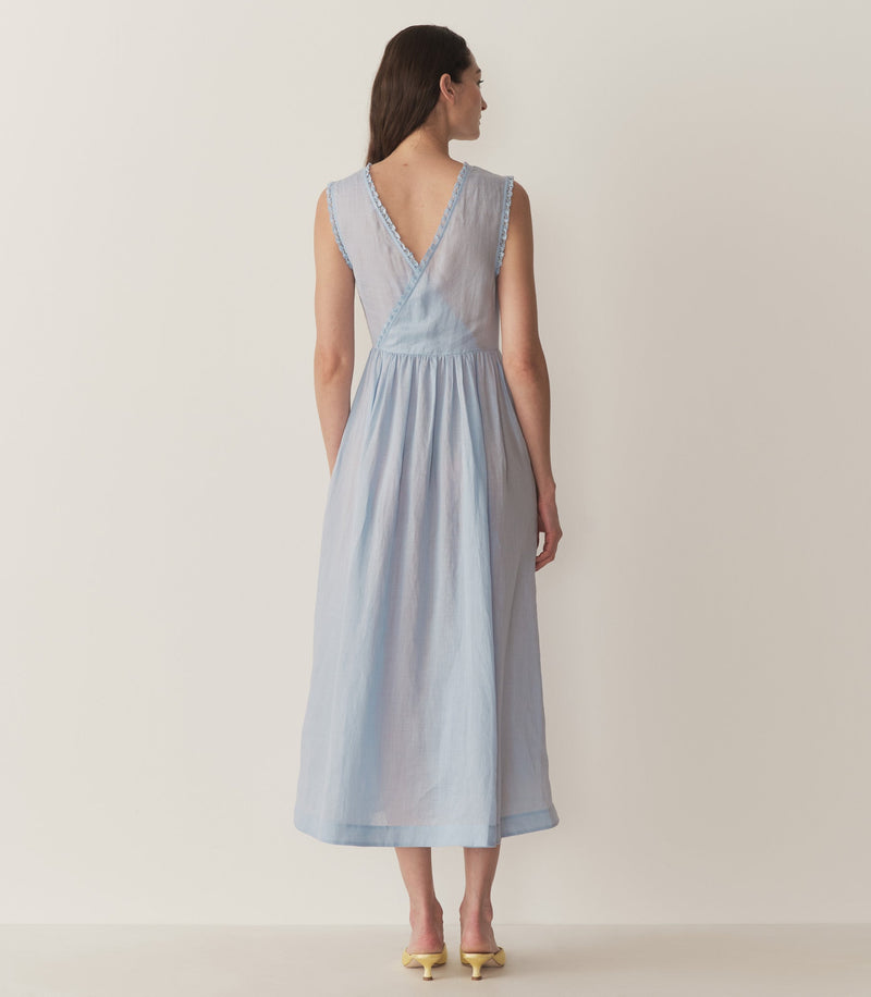 VICTORIA DRESS -- ICY BLUE