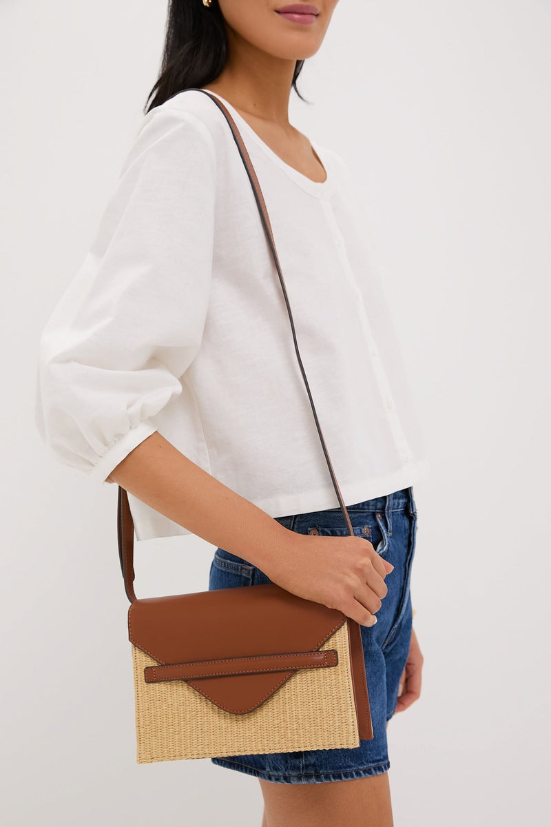Raffia Stevie Crossbody