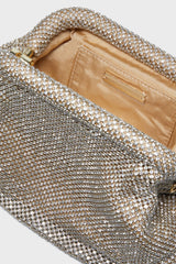 Gold Diamante Doreen Clutch