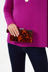 Exclusive Tortoise Margot Clutch