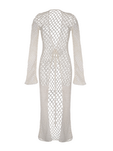 ELKI IVORY CROCHET DRESS