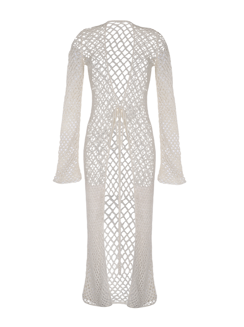 ELKI IVORY CROCHET DRESS