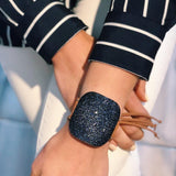 Diamond & Sapphire Shield Bracelet