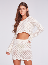 Pam Ivory Skirt