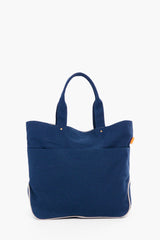 Navy Monogrammed Tennis Tote