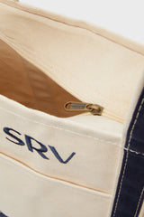 Navy Medium Canvas Tote